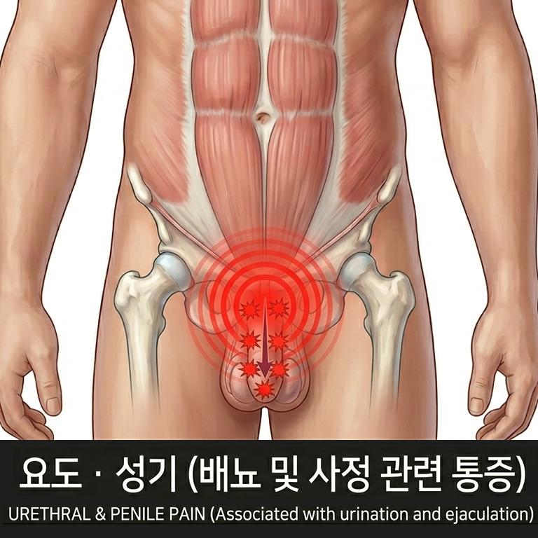 요도 사정 관련 통증